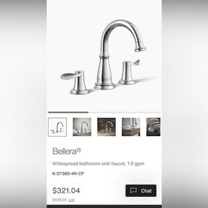 Kohler Chrome Bathroom Faucet